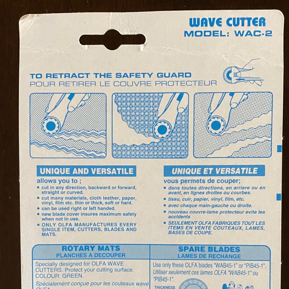 Olfa Wave Cutter Model WAC-2 - Picture 5 of 7